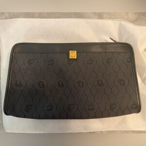 Christian Dior Black Monogram Pouch